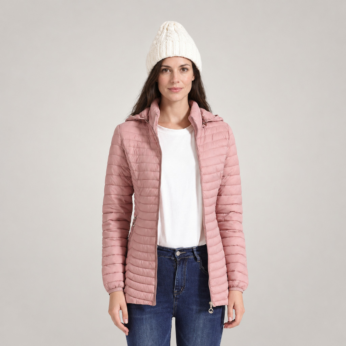 The Astrid Long Quilted Puffer