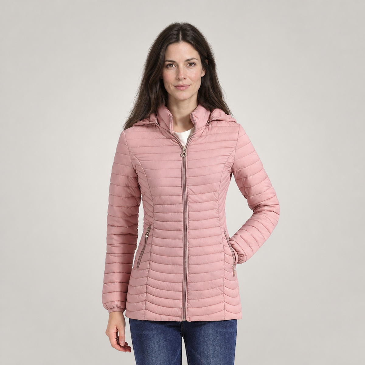 The Astrid Long Quilted Puffer