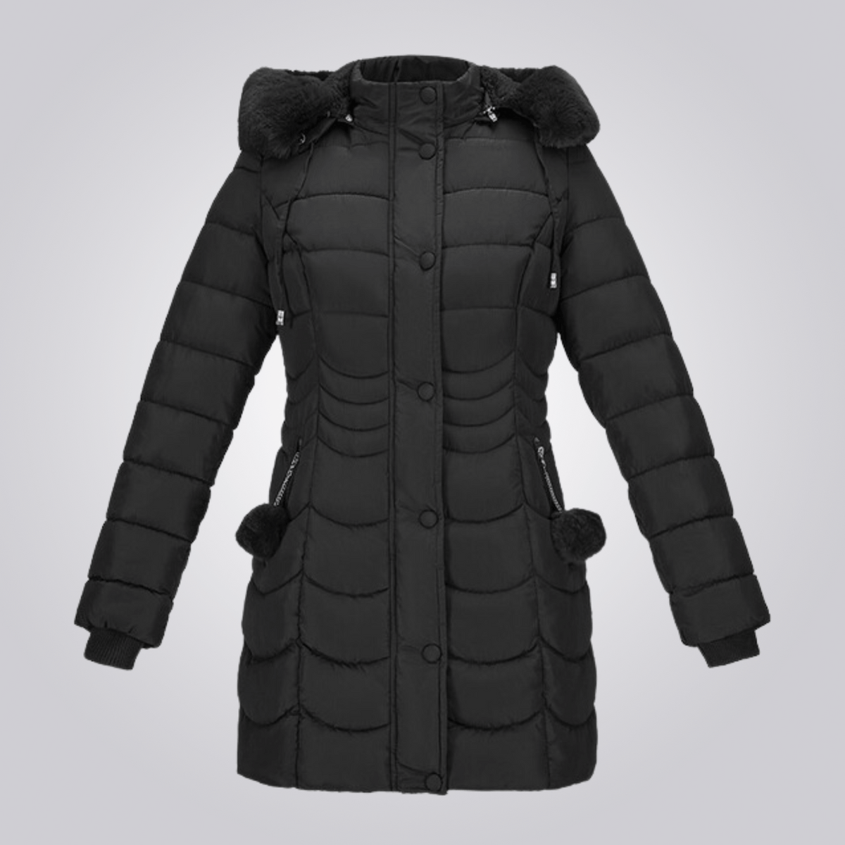 The Sigrid Long Hooded Puffer Coat