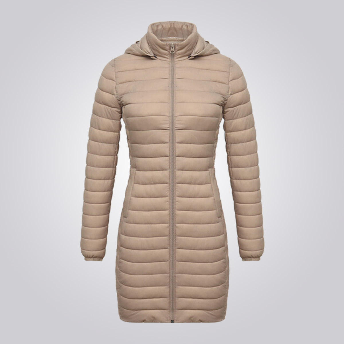 The Astrid Long Quilted Puffer