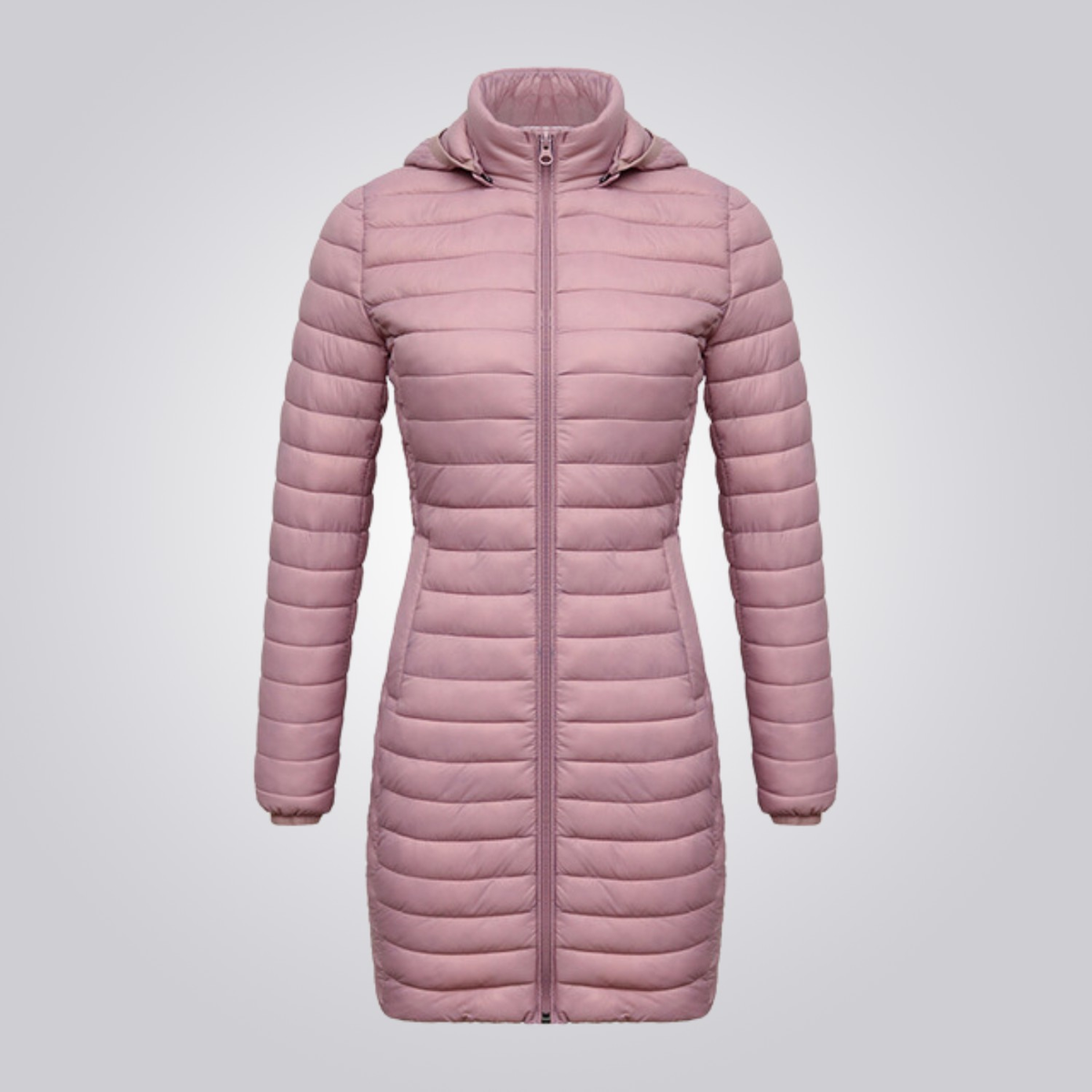 The Astrid Long Quilted Puffer