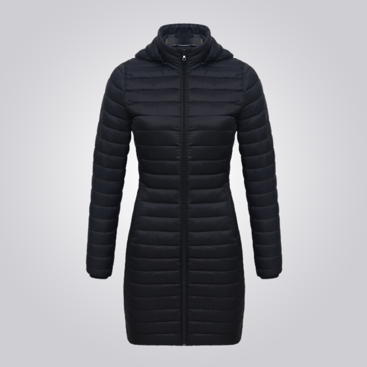 The Astrid Long Quilted Puffer