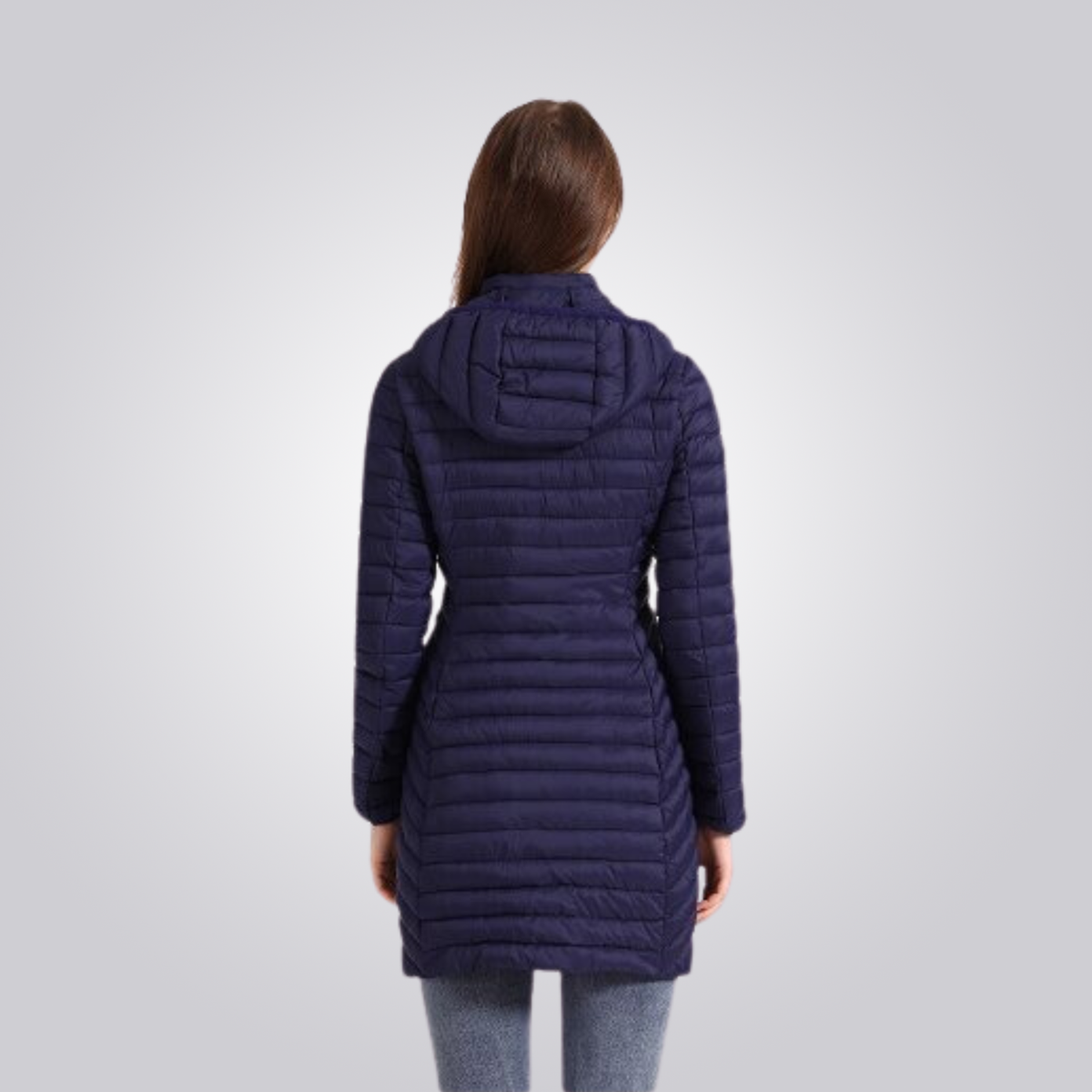 The Astrid Long Quilted Puffer