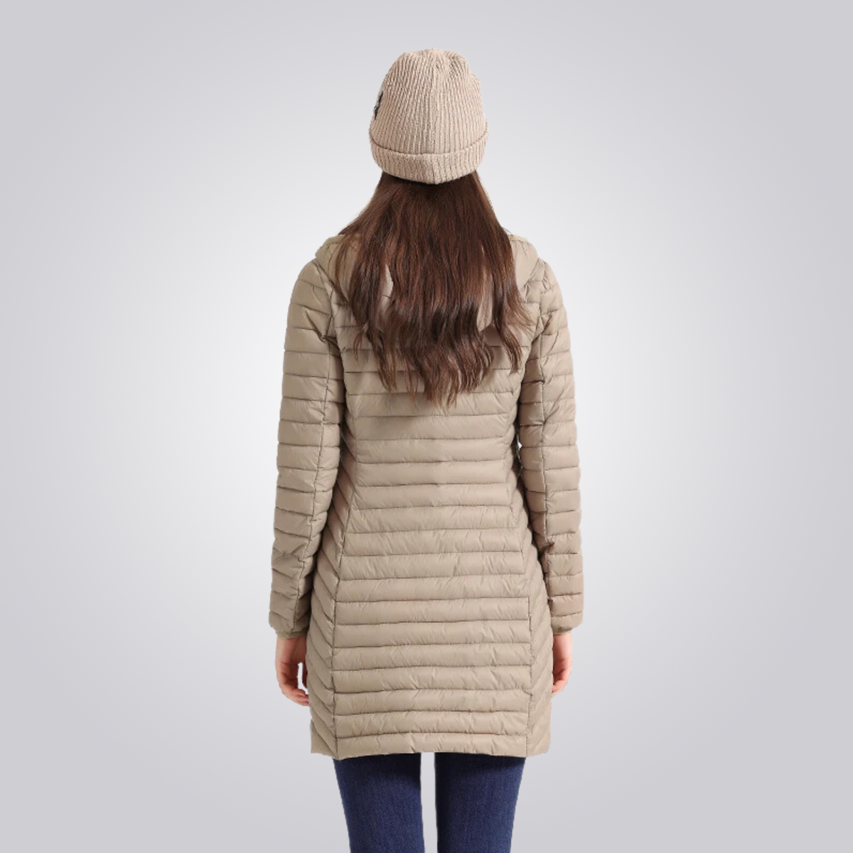 The Astrid Long Quilted Puffer