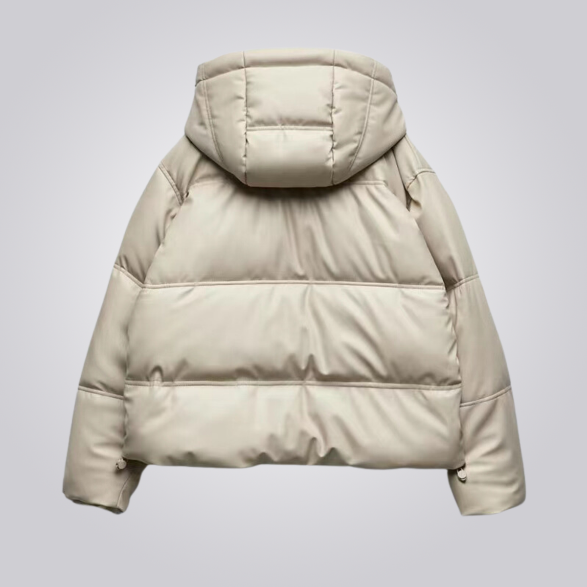 The Freya Cropped Hooded Puffer