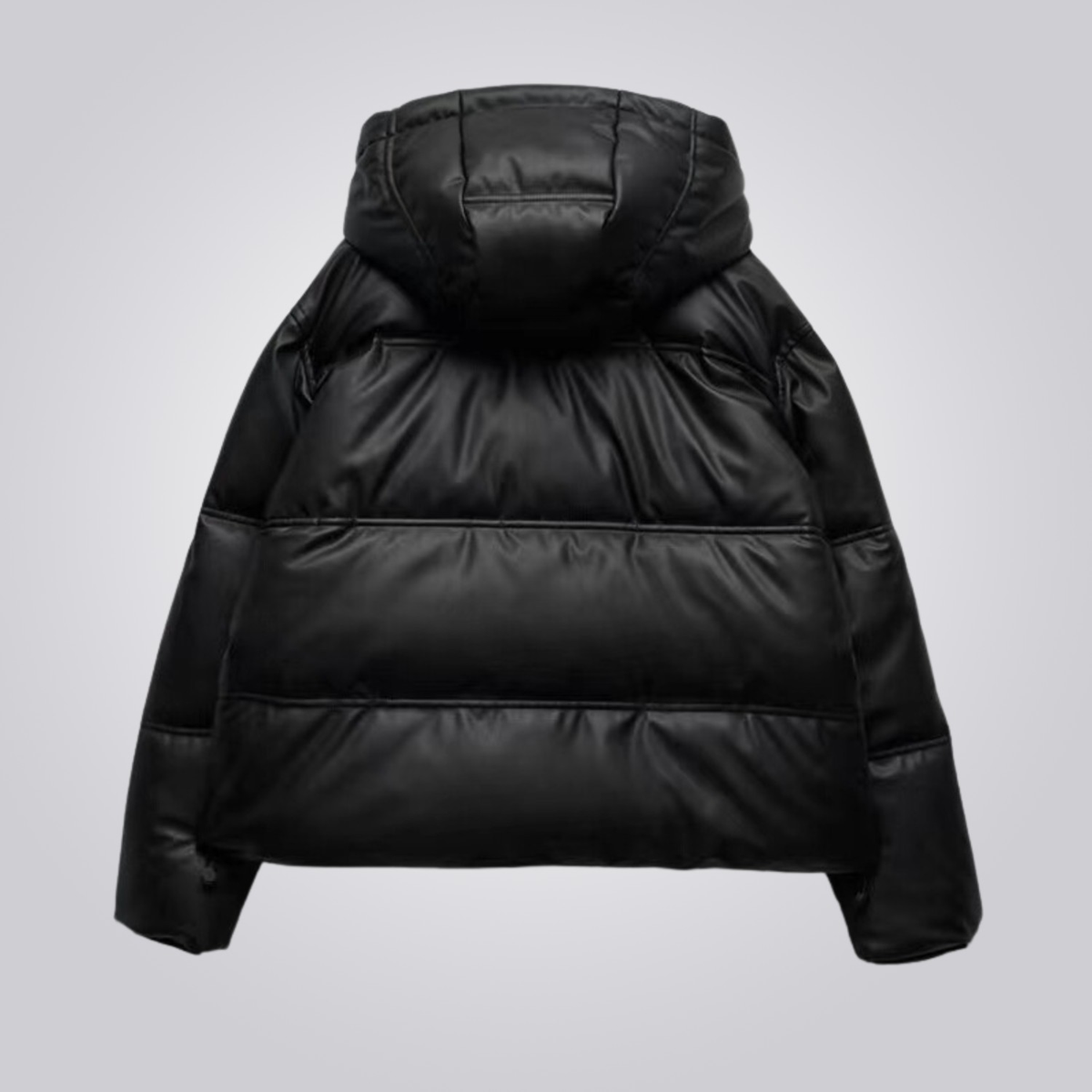 The Freya Cropped Hooded Puffer