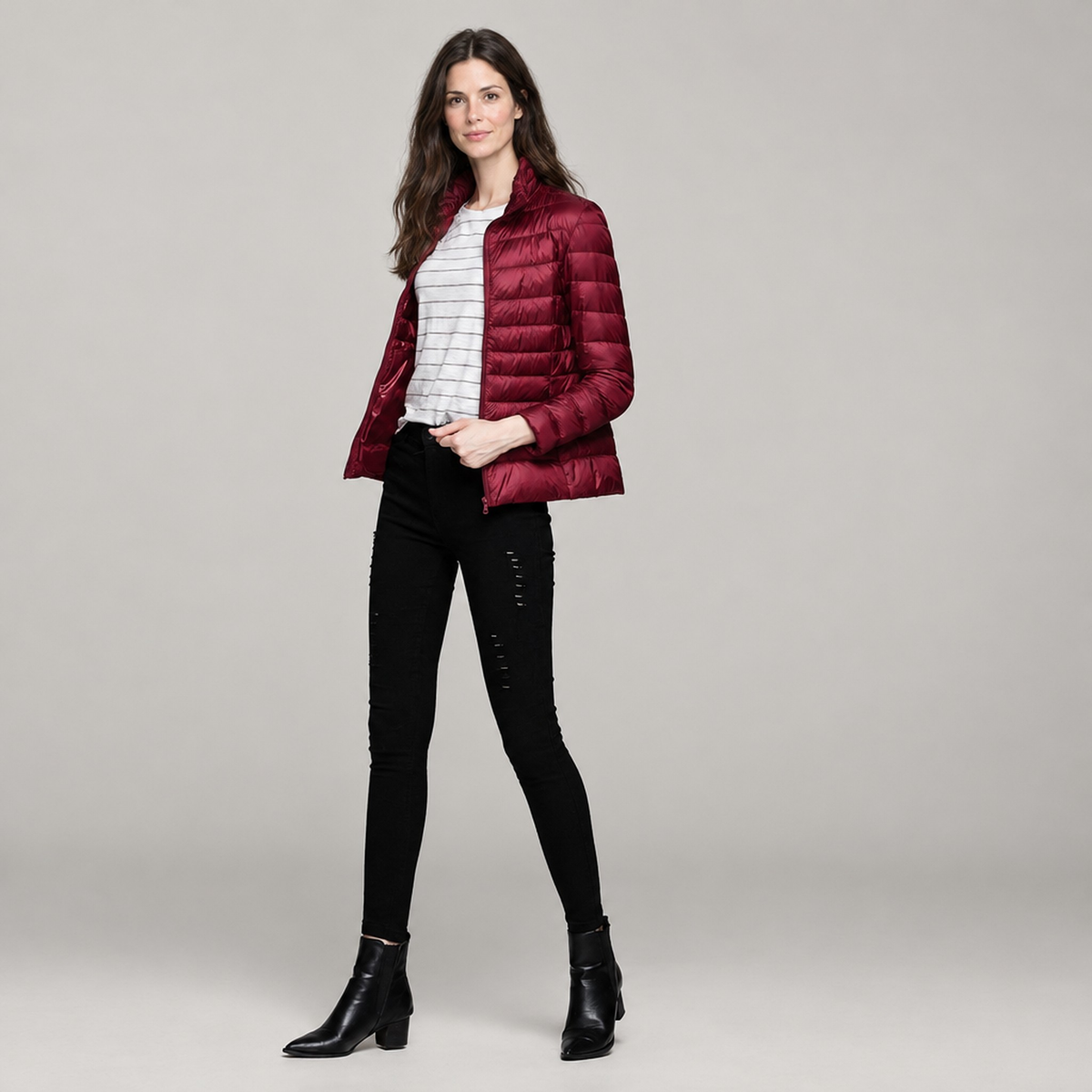The Elsa Lightweight Puffer Jacket