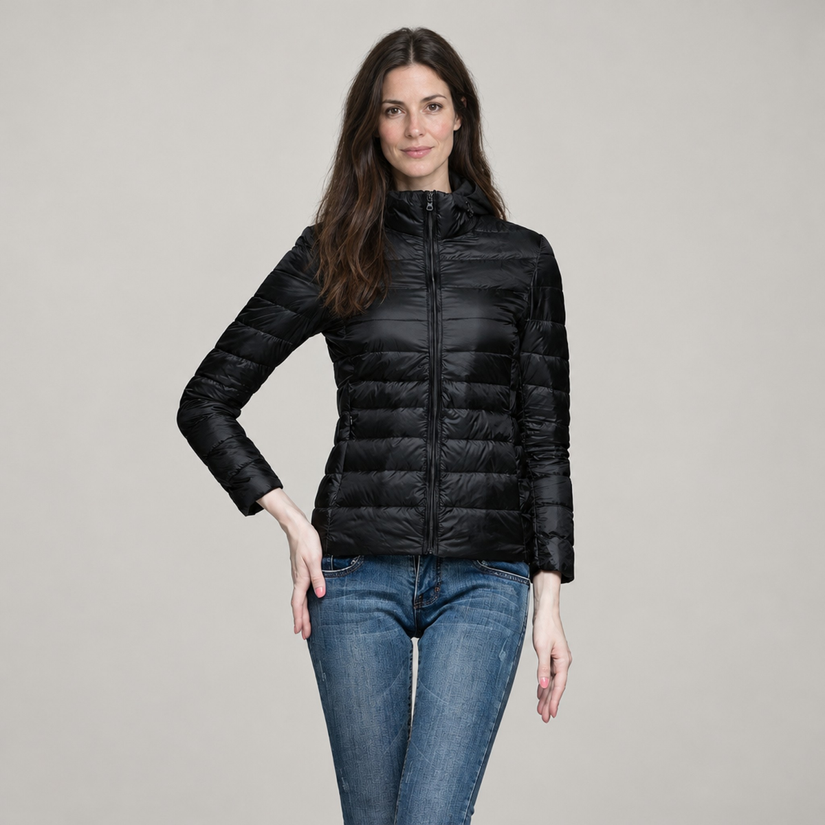 The Elsa Lightweight Puffer Jacket