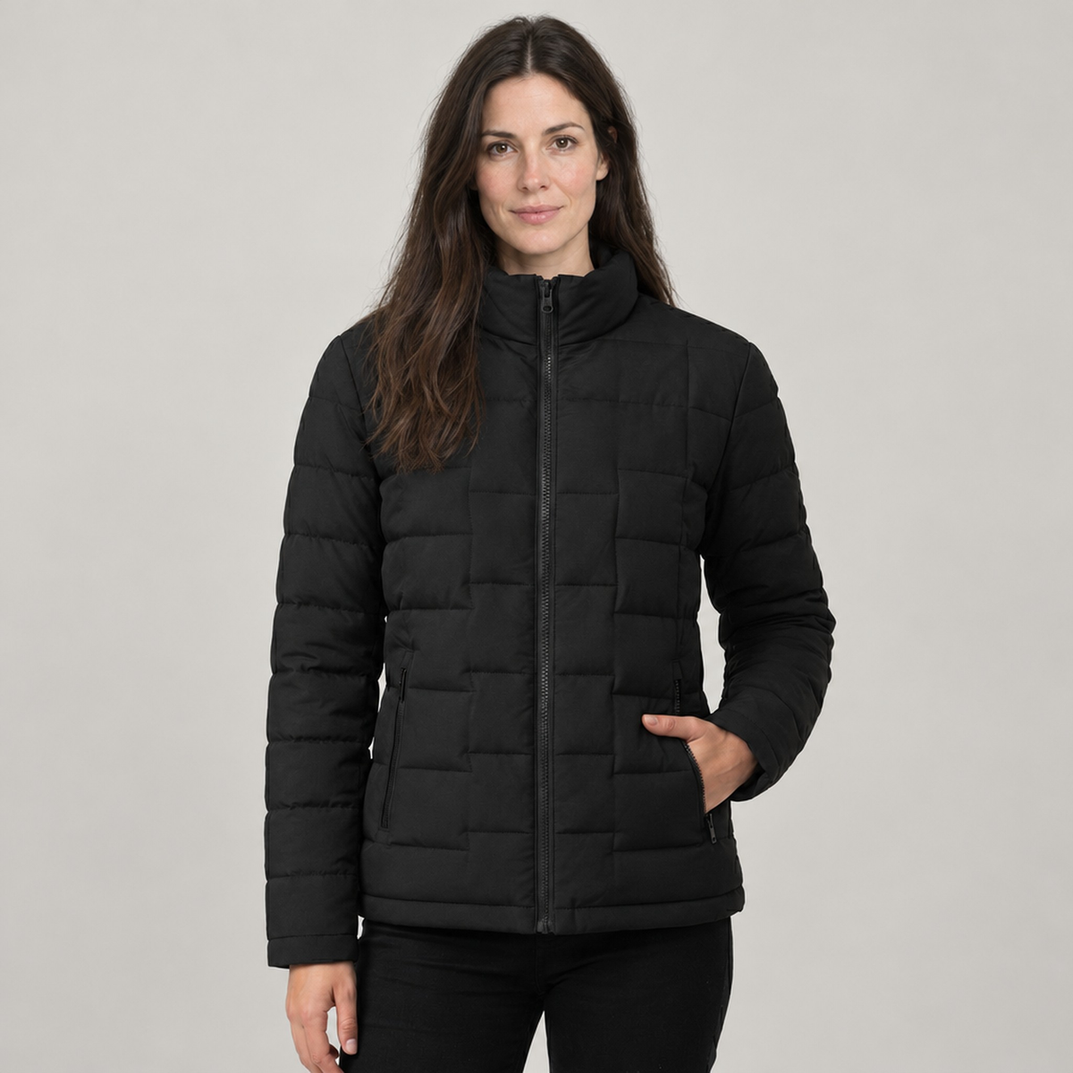 The Ingrid Stand-Collar Puffer