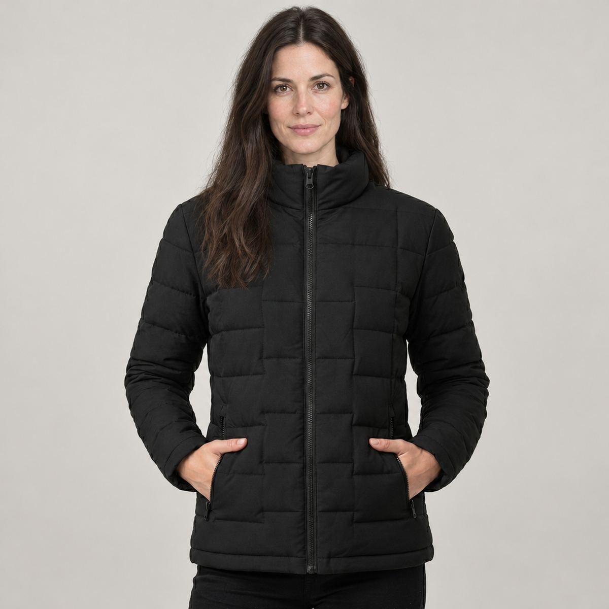 The Ingrid Stand-Collar Puffer