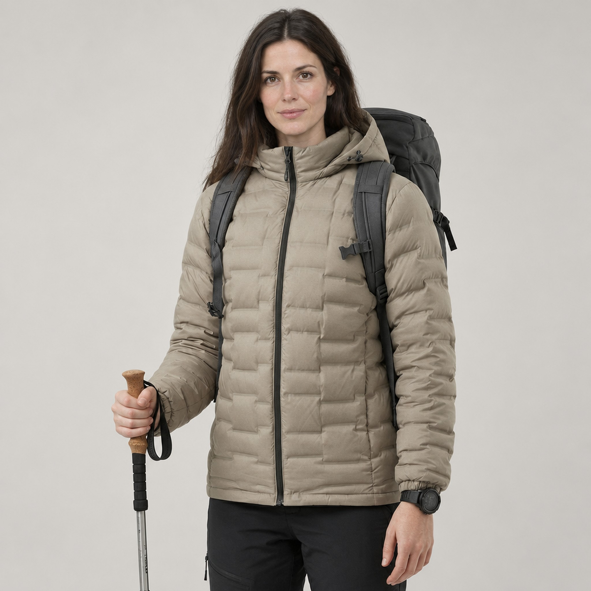 The Linnea Quilted Hooded Jacket
