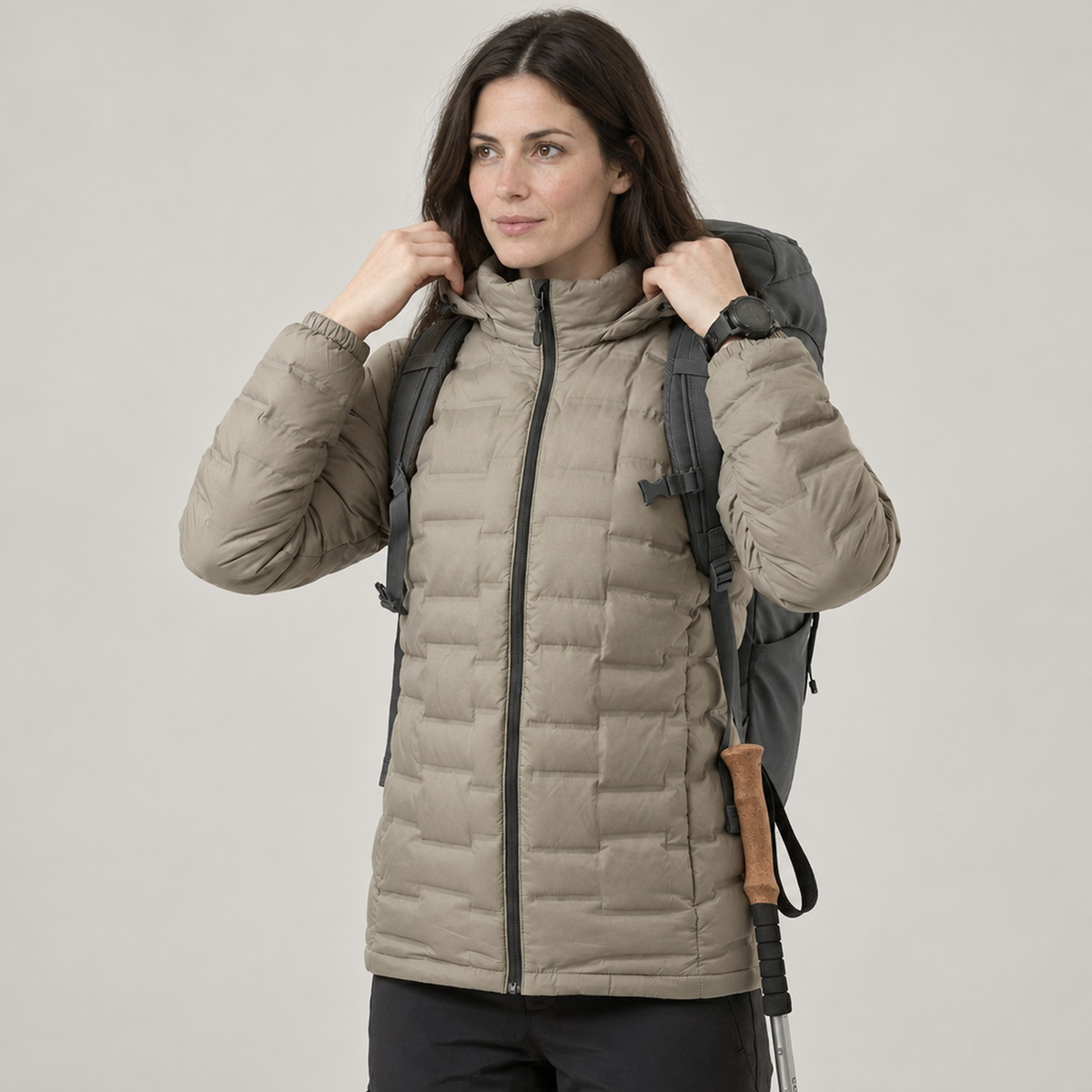 The Linnea Quilted Hooded Jacket
