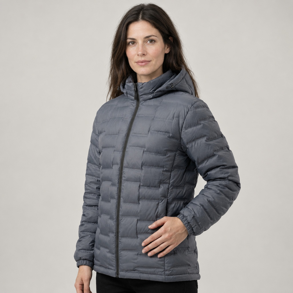 The Linnea Quilted Hooded Jacket