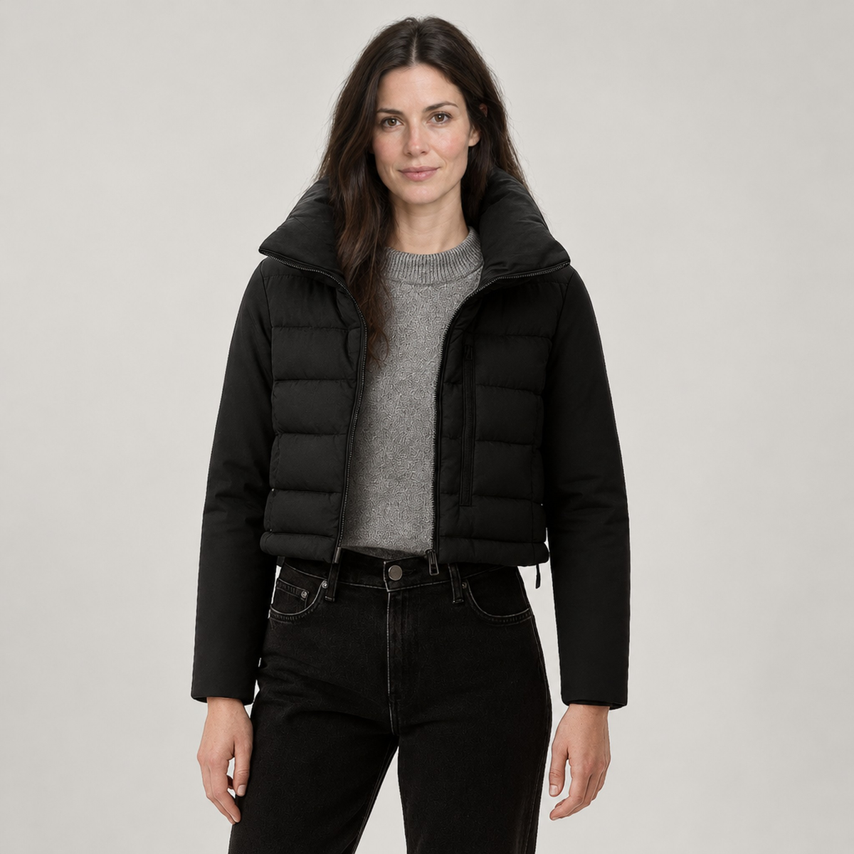 The Maja Cropped Puffer Jacket
