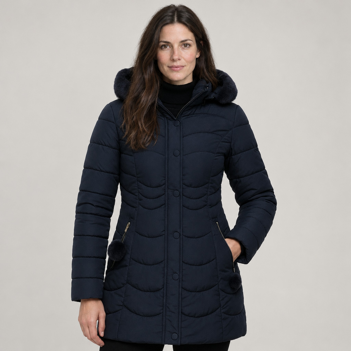 The Sigrid Long Hooded Puffer Coat