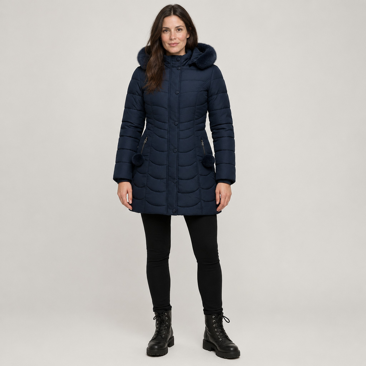 The Sigrid Long Hooded Puffer Coat