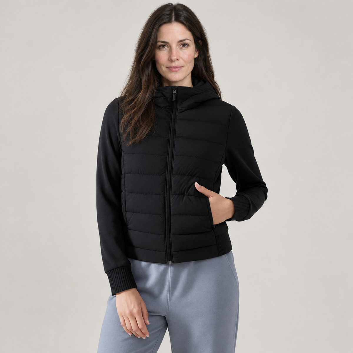 The Saga Short Hooded Puffer