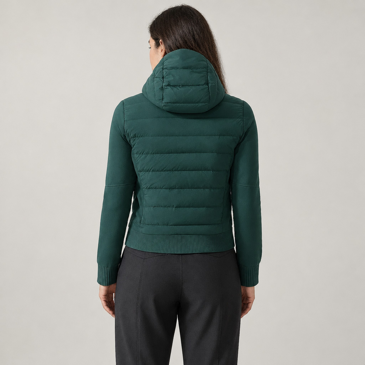 The Saga Short Hooded Puffer
