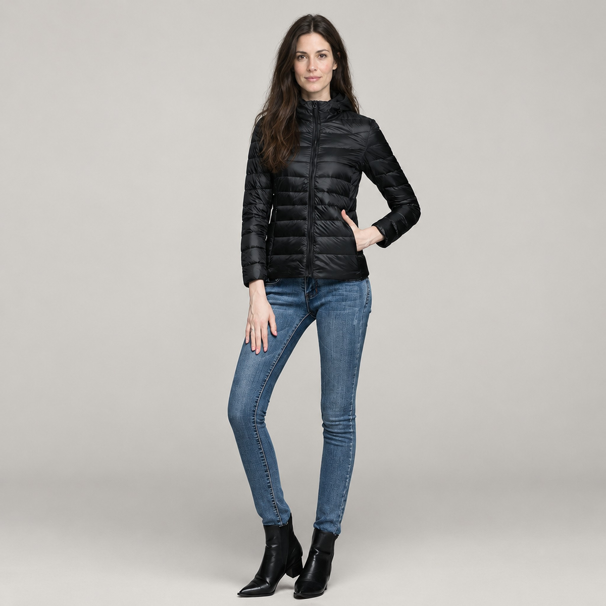 The Elsa Lightweight Puffer Jacket
