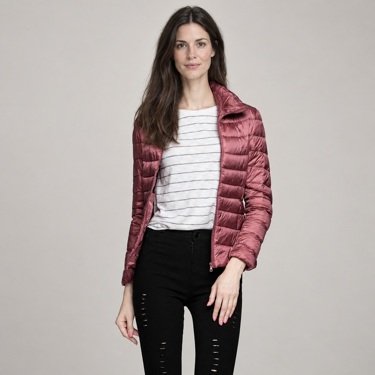 The Elsa Lightweight Puffer Jacket