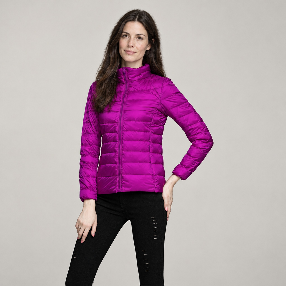 The Elsa Lightweight Puffer Jacket