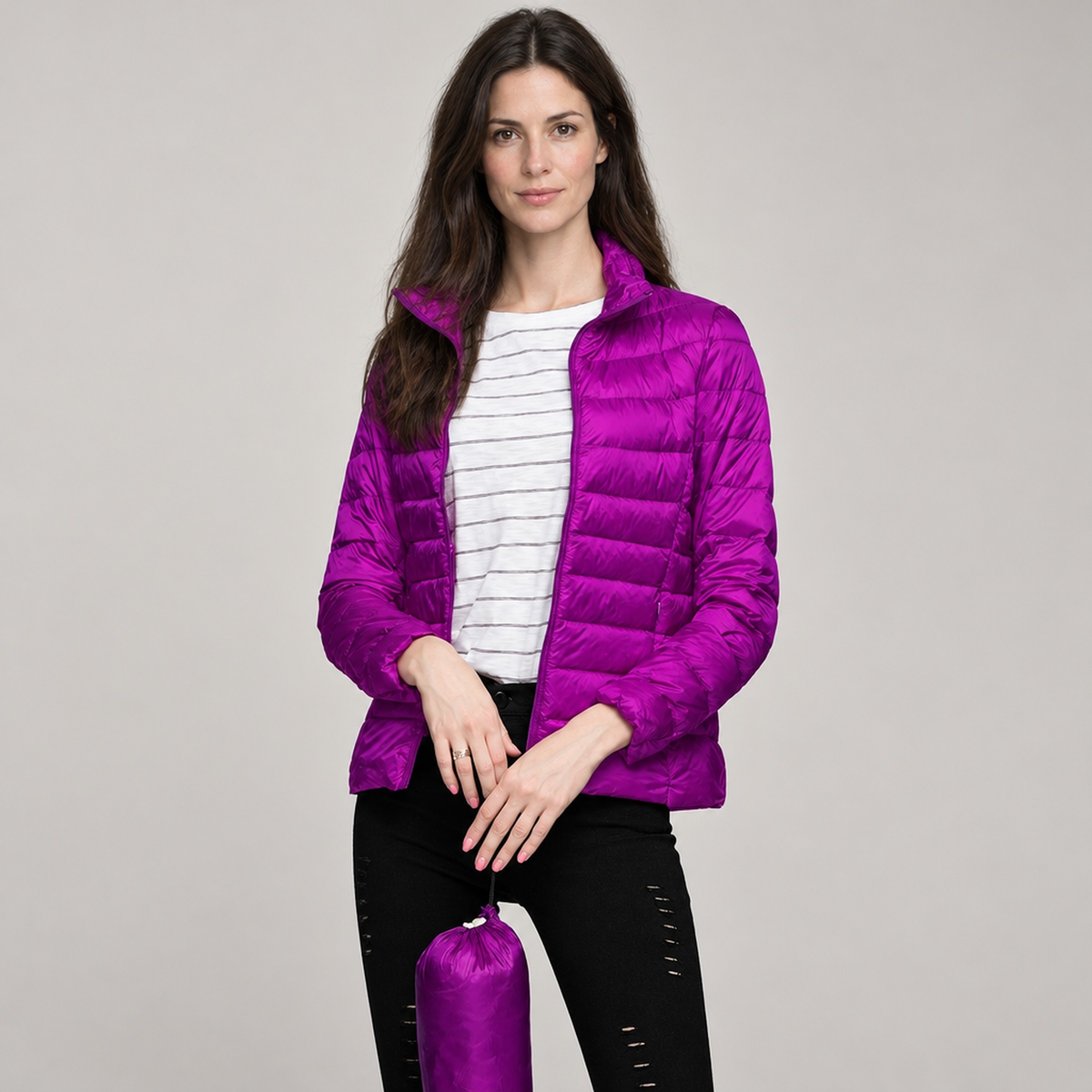 The Elsa Lightweight Puffer Jacket