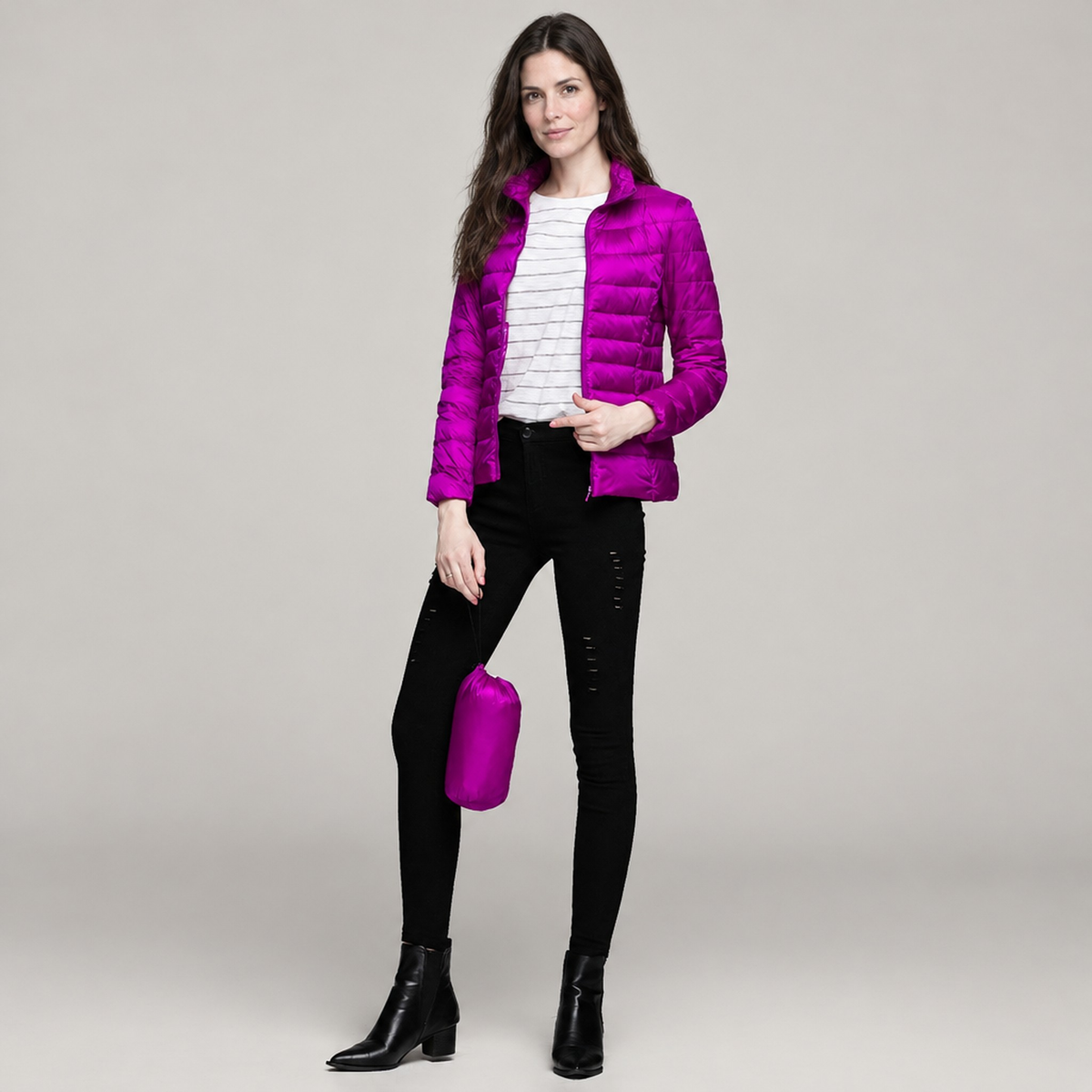 The Elsa Lightweight Puffer Jacket