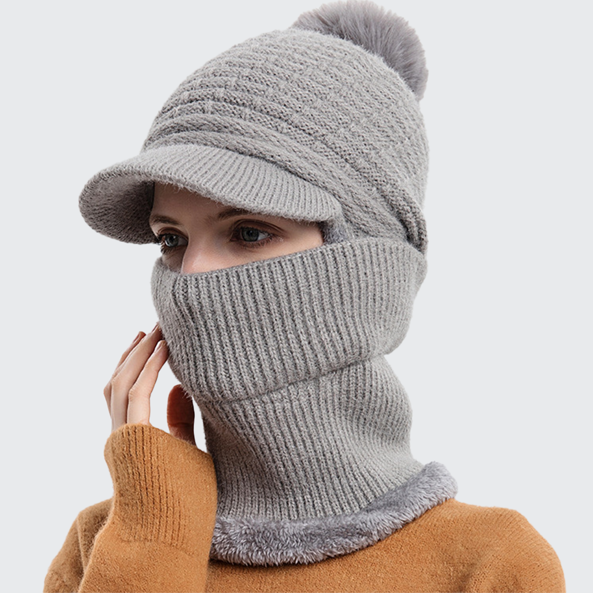 The Linn Knit Hat & Snood Set