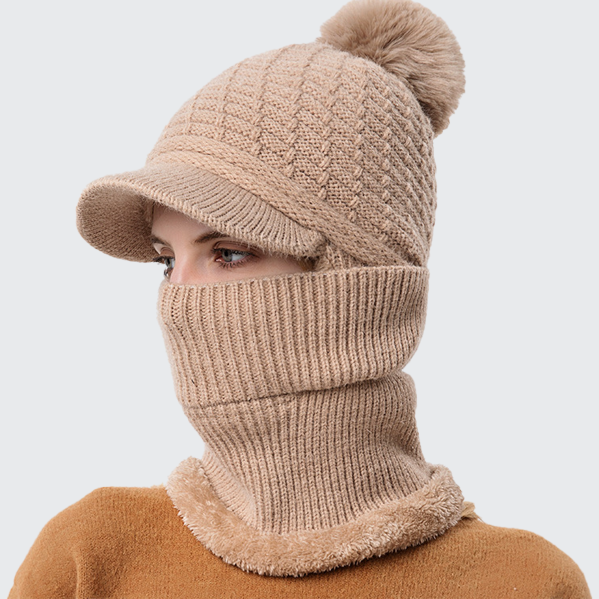 The Linn Knit Hat & Snood Set