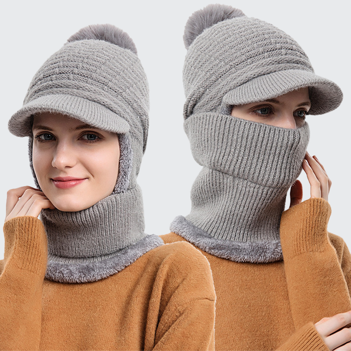 The Linn Knit Hat & Snood Set