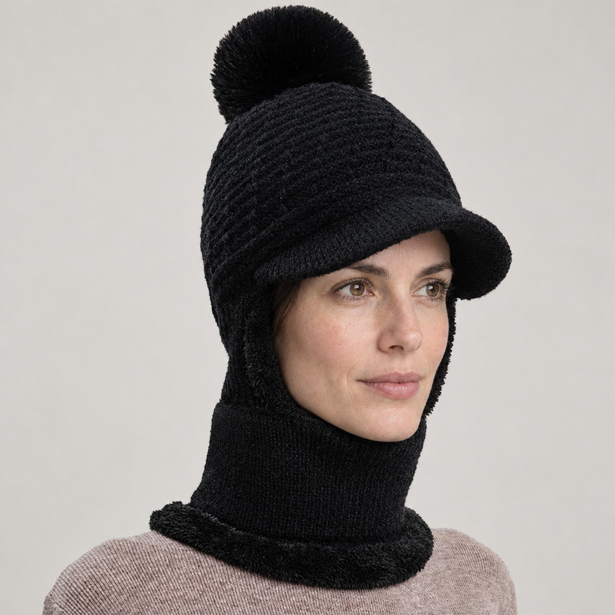 The Linn Knit Hat & Snood Set