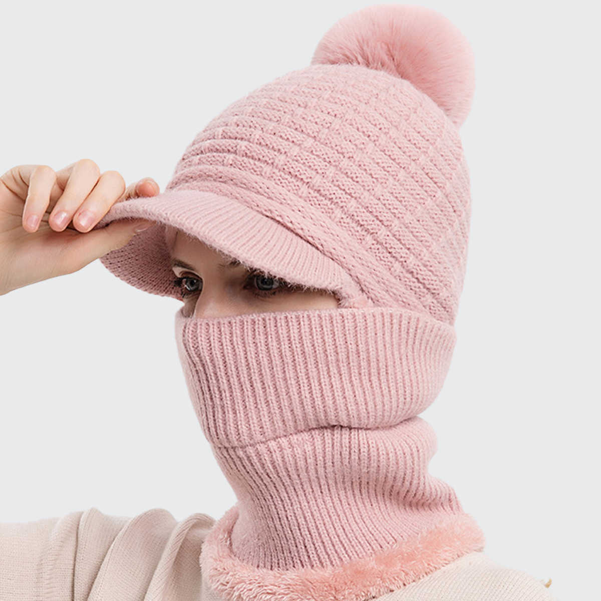 The Linn Knit Hat & Snood Set