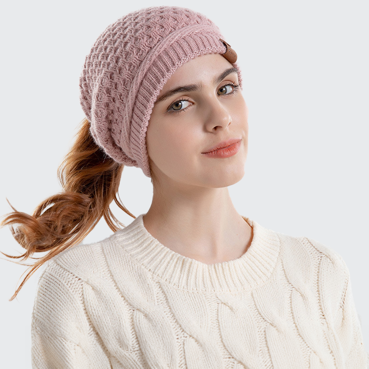 The Wilma Ponytail Beanie