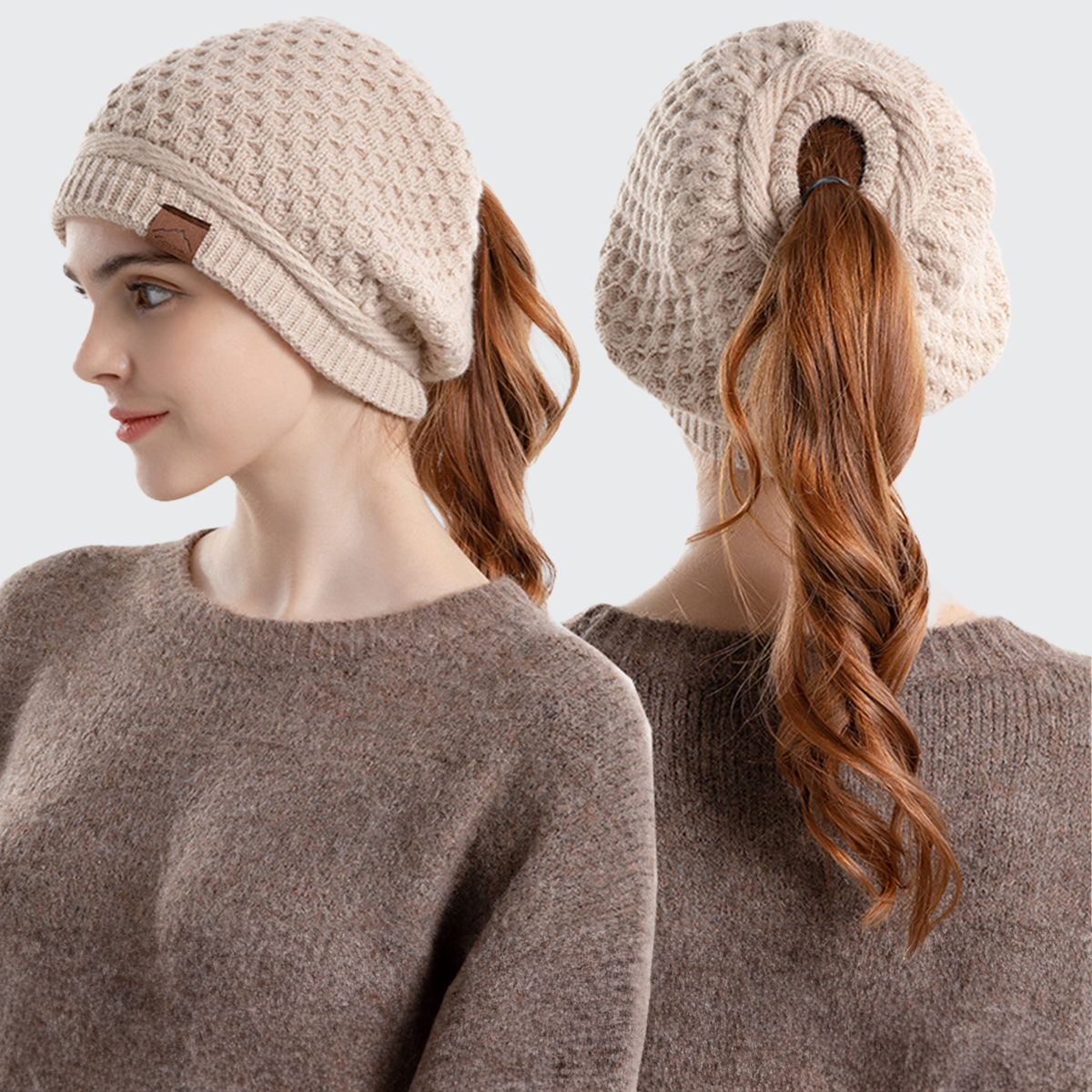 The Wilma Ponytail Beanie