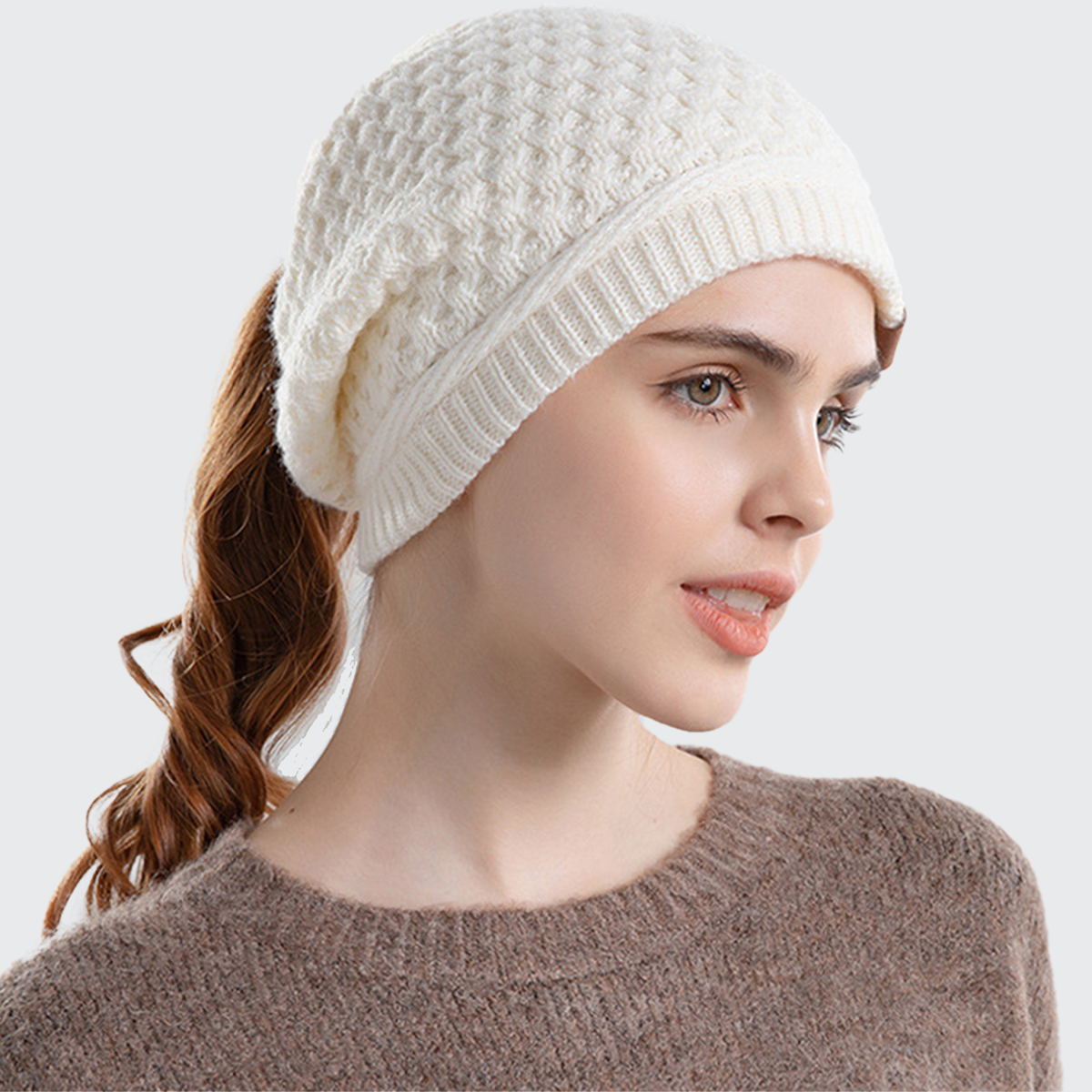 The Wilma Ponytail Beanie