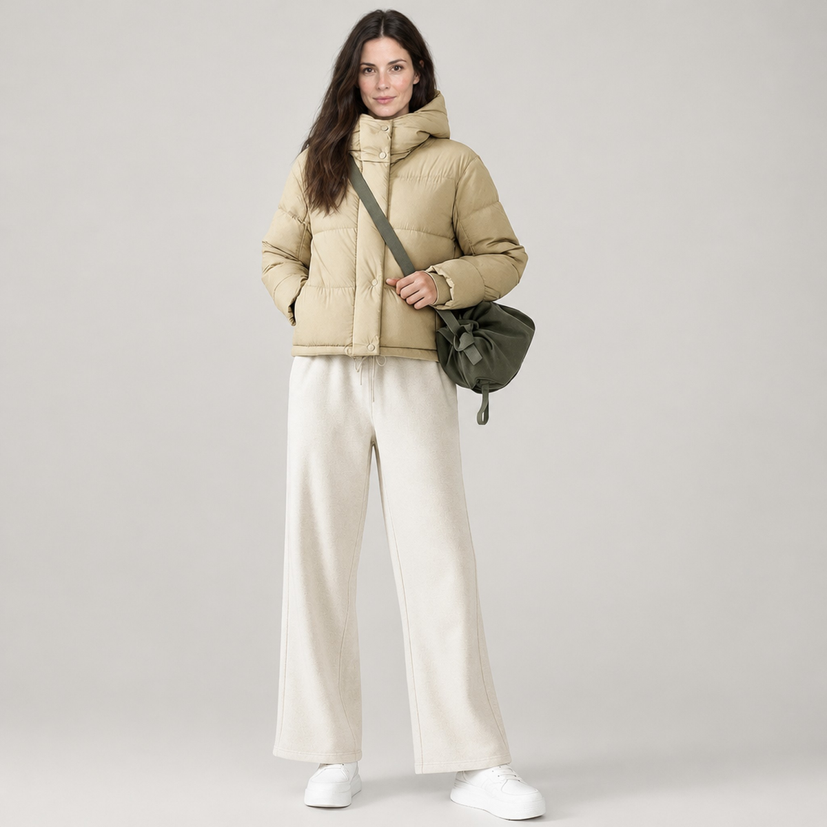 The Hedda Boxy Hooded Puffer