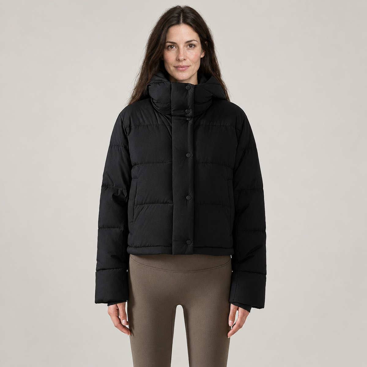 The Hedda Boxy Hooded Puffer