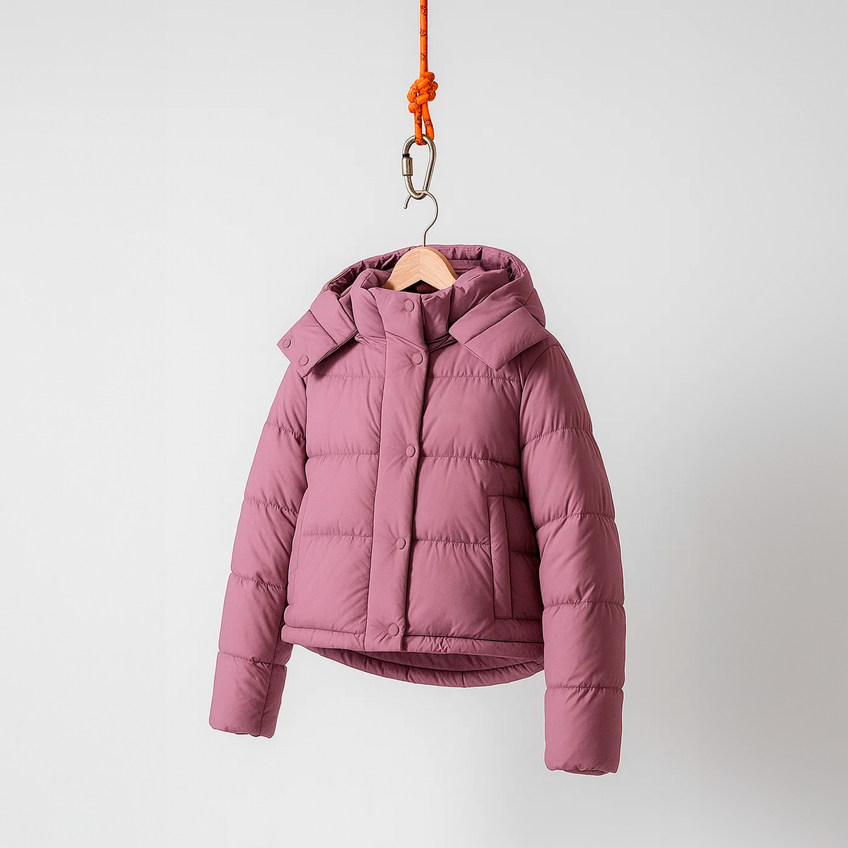 The Hedda Boxy Hooded Puffer